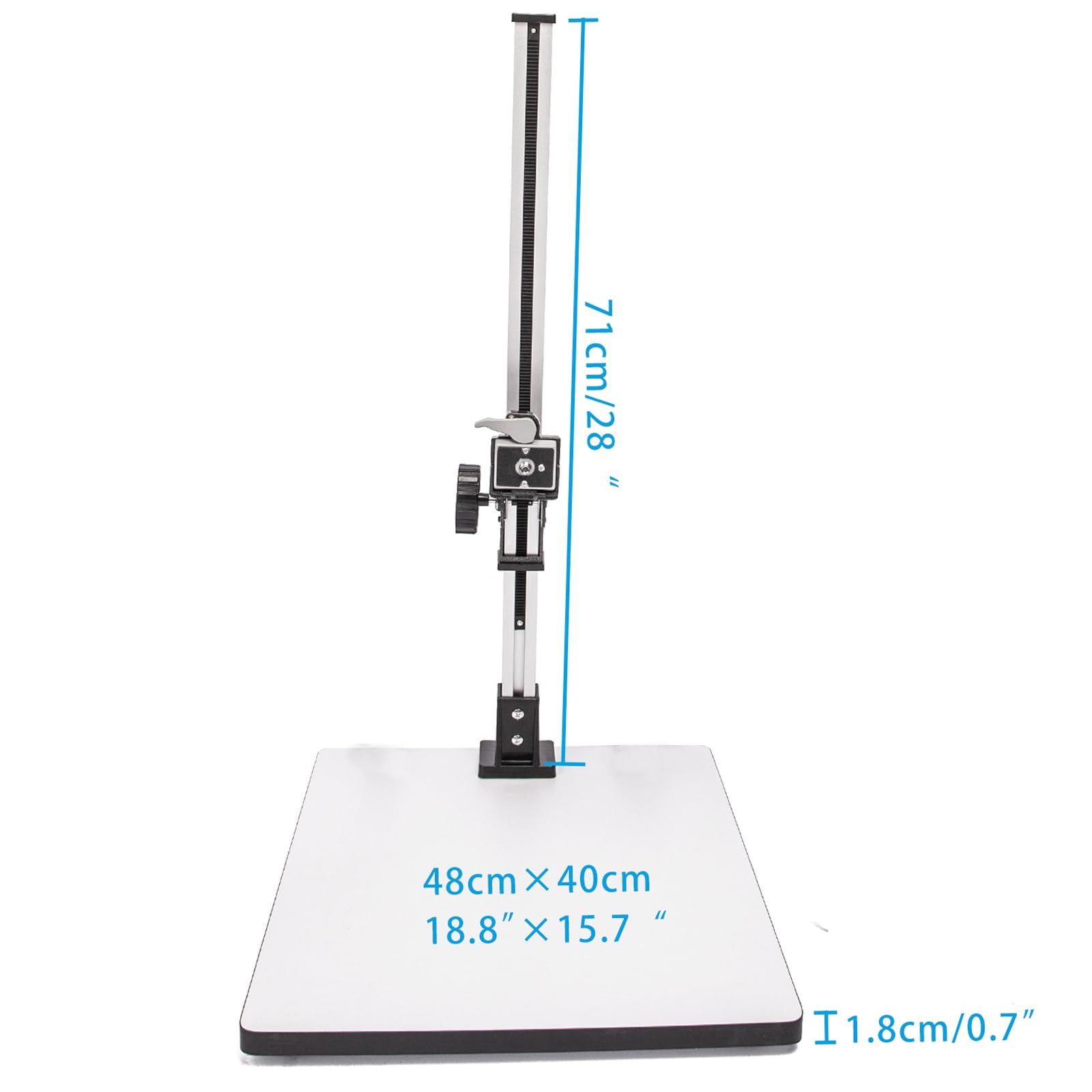 Copy Stand Board, Plateforme de Prise de Vue avec Base et Colonne de caméra Centrale, pour caméra Reflex numérique, Macro Shoot Video, Supports de Reproduction, Travail de Copie