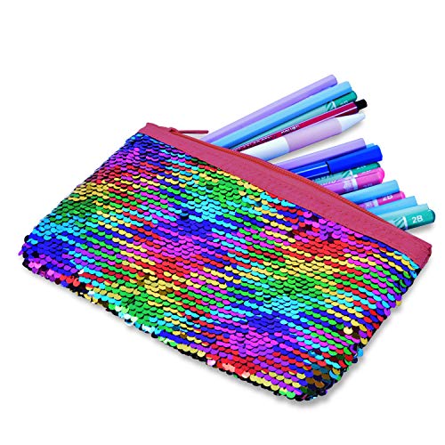 Rbeik - Astuccio portapenne, reversibile, con