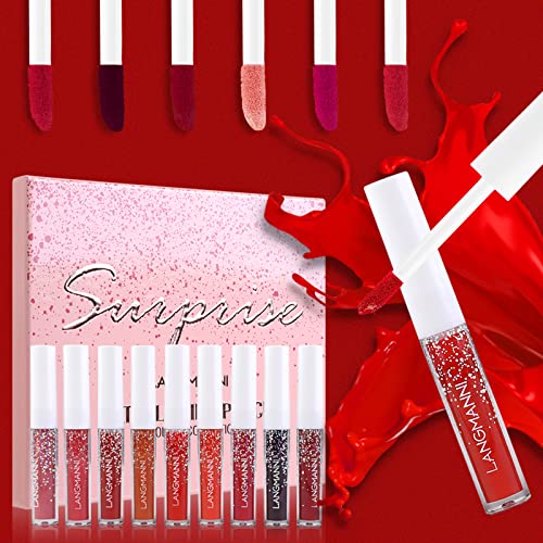 Luxsea Matte Liquid Lipstick Set 24 Colors Shining Lip Gloss Set Waterproof Long Lasting Lip Kit High Pigmented Moisturizing Lipstick Set For Women Girls #TOP1