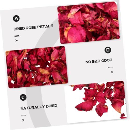 Pétalos de rosa secos 250g para decoración artesanal miniatura 3