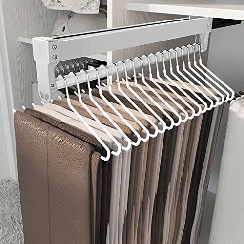 Étagère coulissante pour pantalons et dressing extensible ajusté
