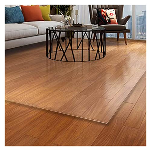 Tapis de sol transparent vinyle protecteur de plancher 100x600 cm - 4