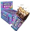 Adonis Keto Hazelnut Crunch & Cocoa High Protein Repen (16 x 45g repen) (16 x 45g Bars) | Vegan & Keto | 100% natuurlijk | Vrij van gluten, suiker, palmolie en zuivel | Weinig suikers, caloriën & koolhydraten voor afvallen | Ontbijtreep | Gezonde snack | Keto dieet
