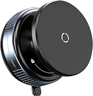 Vakuumsugfäste För Magnetfäste Med Vakuum | 360° Roterbart För Alla Smartphones I Bil Fönster