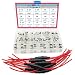 10pcs 5x20mm Fuse Holder Inline Screw Type With 18 AWG wire + 150pcs Quick Blow Glass Tube Fuse Assorted Kit Amp 250V 0.1A,0.2A,0.5A,1A,2A,3A,5A,8A,10A,15A,5x20mm, 250V 0.5A,1A,5A,10A,15A,6x30mm