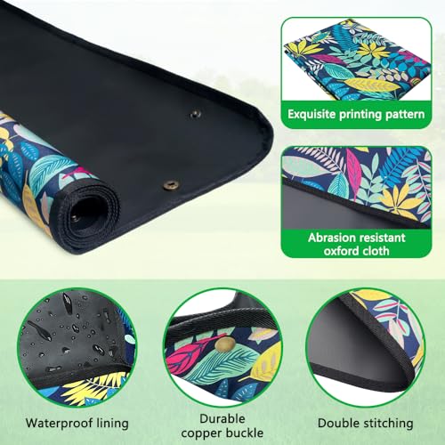 Waterproof Potting Mat for Plant Transplanting and Mess Control, Foldable Indoor Portable Gardening Tray, 29.5"x 29.5" Oxford Fabric, Gardening Gifts for Women - Image 4