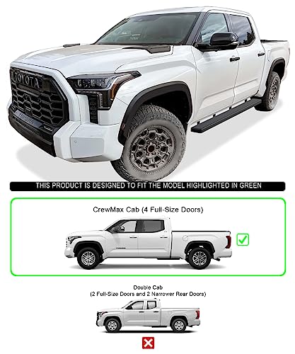 Estribos laterales acero inoxidable APS Toyota Tundra miniatura 2