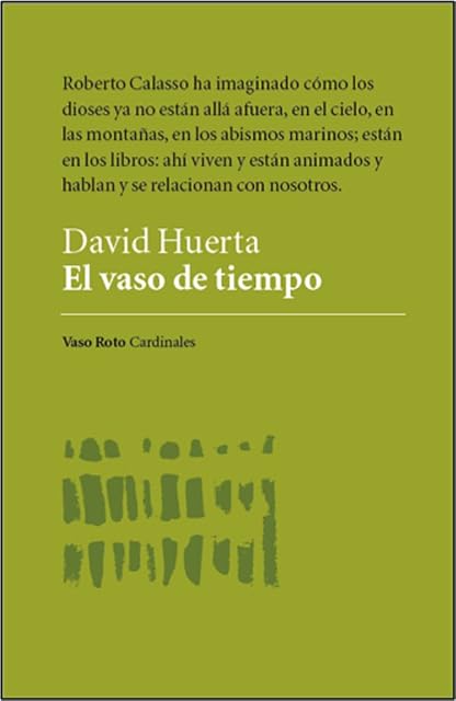 Portada de El vaso de tiempo