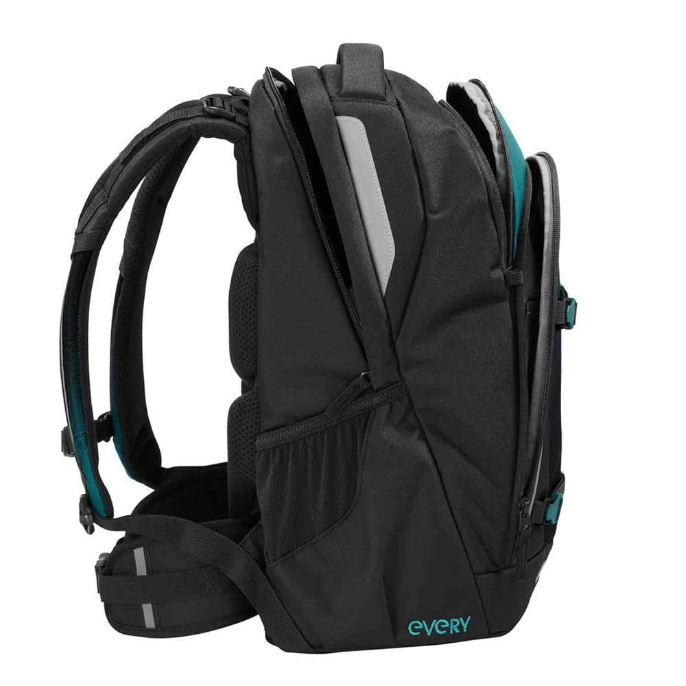 Coocazoo Every Schulrucksack Set 2tlg. inkl. Schlamperbox (Teal Shadows)