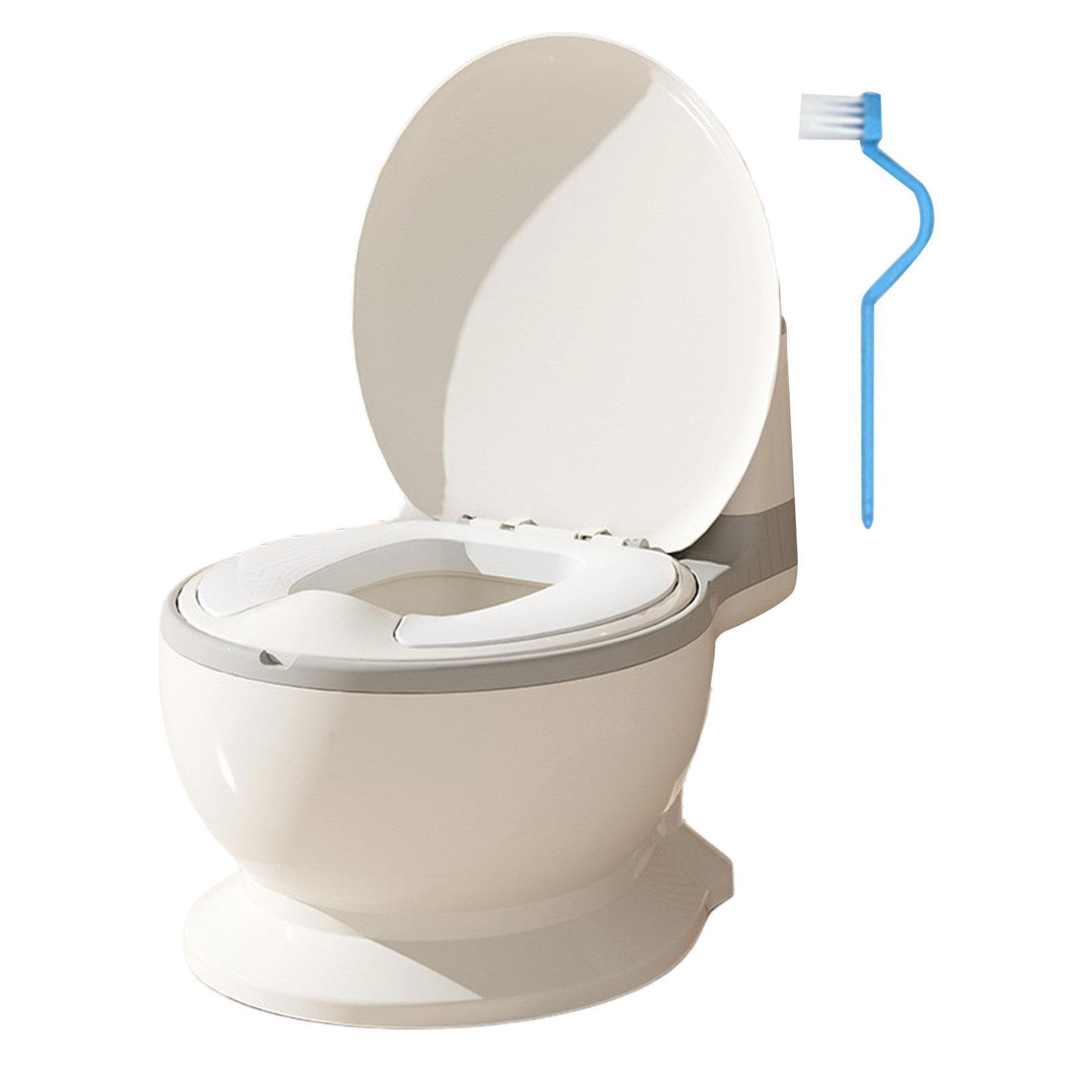 Alcxazs Boys Gray Pvc Seat Potty Toilet Training Chair Featuring Removable Potty Seat Facilitating Stress Free Cleaning During Kid Kids Chair Comfortable Seat Training Toilet, Gray Pvc, 27X39x32cm