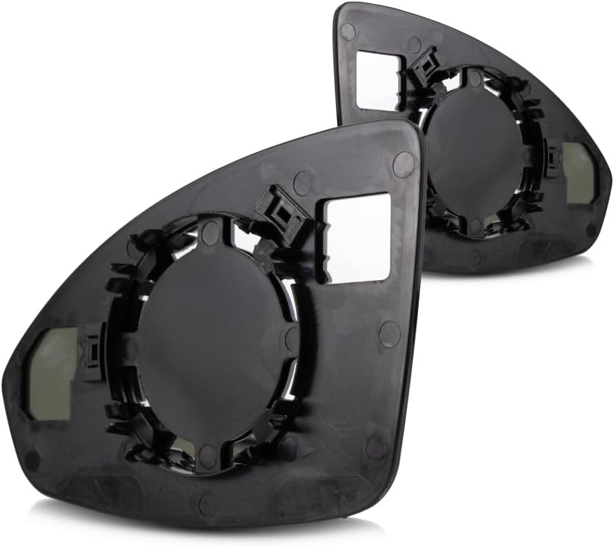 For Chevy Cruze 2011 12 13 14 2015 Mirror Glass Driver and Passenger Side | Pair | Non-Heated | w/Backing Plate | Flat Glass | Replacement For 95215096, 95215095 | GM1324127, GM1325127