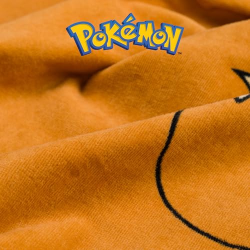 Image of Pokemon Eevee Kids Super Soft Bath /Pool /Beach Soft Cotton Terry Hooded Towel Wrap, 24 in x 50 in, (Officially Licensed Product) By Franco