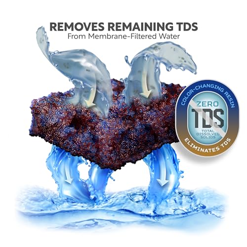 Aquatic Life Color Changing Deionization DI Resin for Hydroponic Reverse Osmosis Water Filter System RO Filtration Unit, Single Canister by Aquatic Life - Image 5