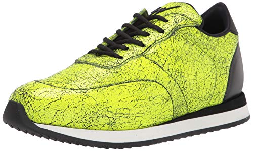 Giuseppe Zanotti Men's Dayglo Runner Sneaker, Giallo