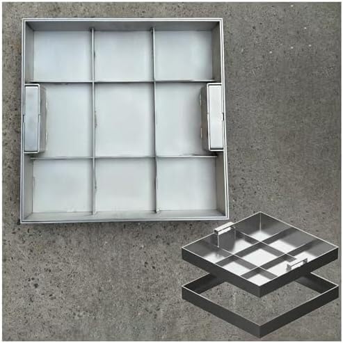 Couvercle de fosse septique extérieur encastrable 60x60x5cm avec trappe de visite