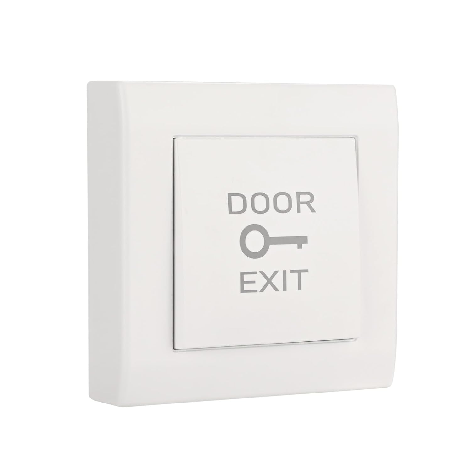 Push to Exit Button Square Shape Switch ABS Material NO/COM Output for Door Access Control System 10pcs