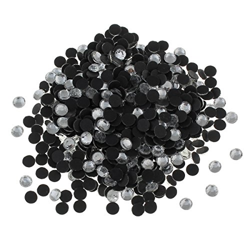 Perlin - Hitzefix Hotfix Strasssteine für Kleidung, 2880stk, Crystal - Weiss - Kristall - Klar 4mm SS16 zum Aufbügeln, Hotglue, Glitzersteine Rhinestone Glass Strass Perlen – Bild 3