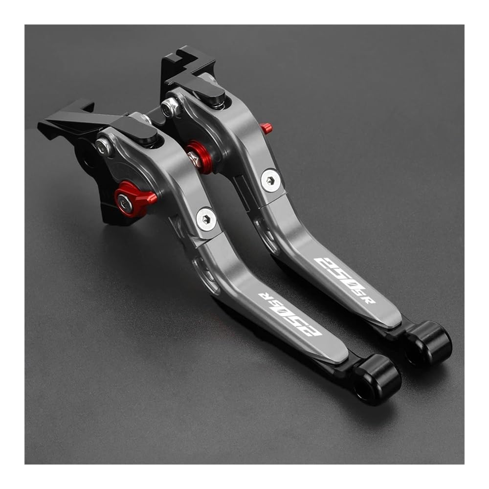 Gfjvcgjru Silver Motorcycle Brake Clutch Levers Adjustable Folding Handlebar For Cf Moto 250Sr 250 Sr 2020 2021 2022 2023 Motorcycle Accessories Brake Clutch Levers