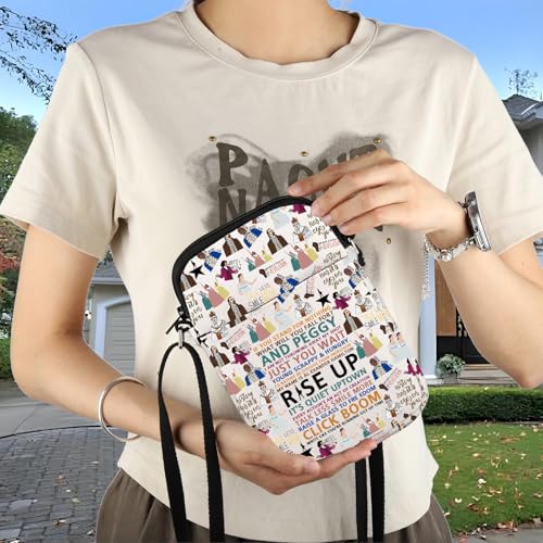 FOTAP Musical Quotes Crossbody Bag Musical Fan Shoulder Bag Theater And Drama Merch 5