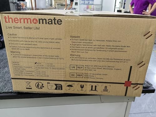 ThermoMate AZ132 5L Portable Gas Water Heater, Tankless Water Heater with Folding Handle, Instant Gas Boiler Use for Outdoor Showers, Camping, Horses, RV Trip - Image 17