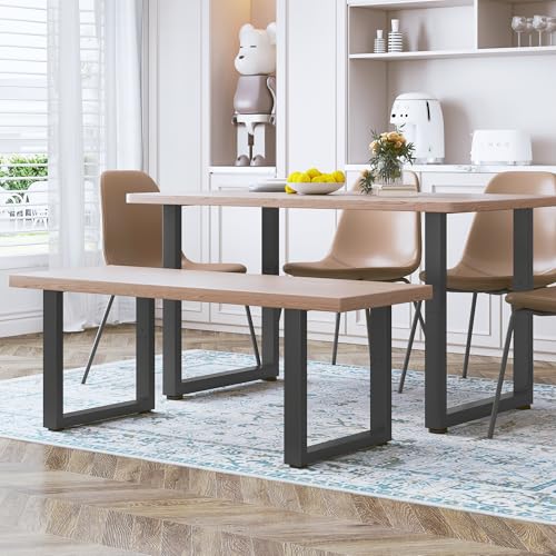 Ronistar Heavy Duty Table Legs Set (2 PCS, 71cm x 60cm) - Industrial Square DIY Furniture Legs for Office Table (Non-Integrated, Packaging Dimensions 64x11x41.4cm, 6.4kg)