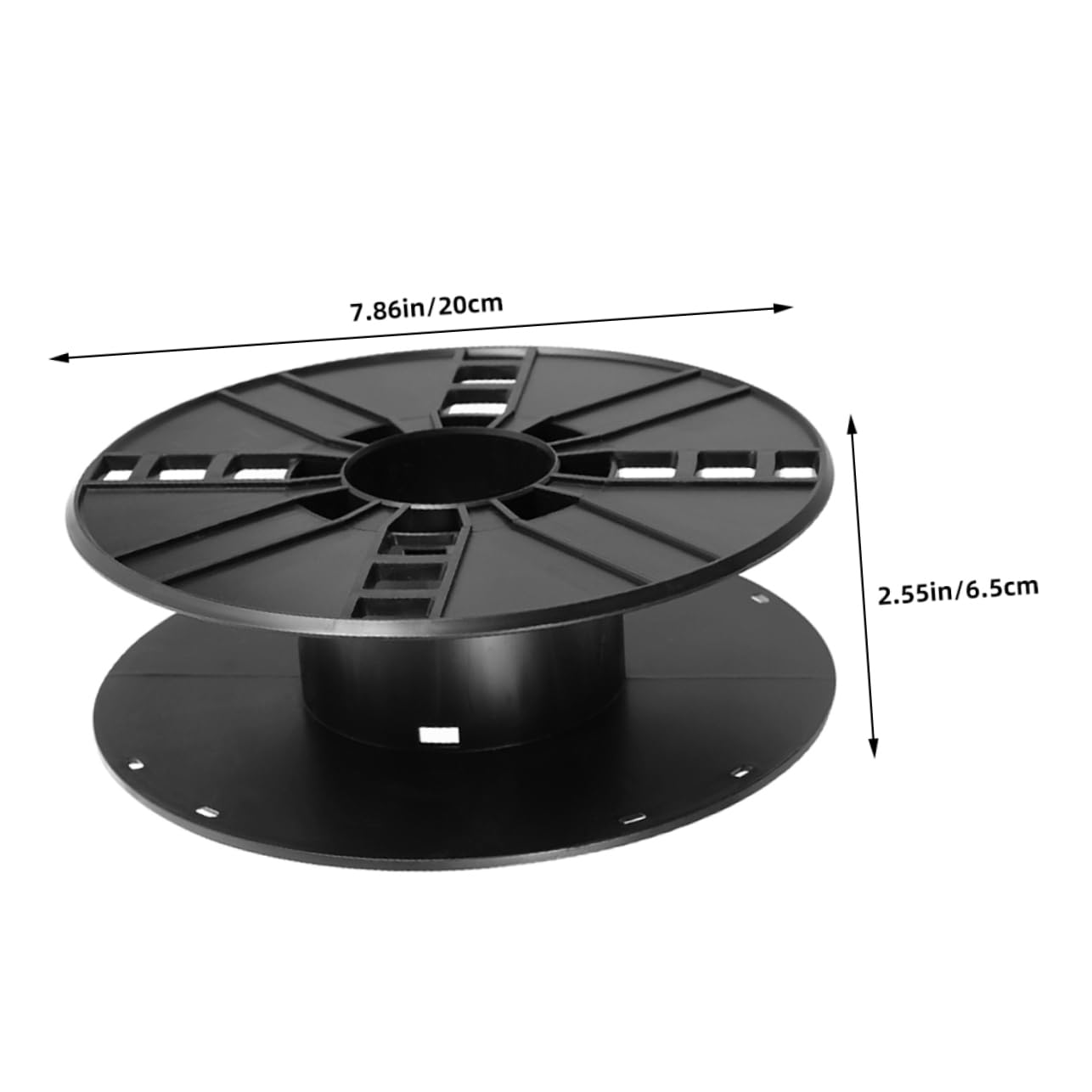 NUOBESTY Extension Cord Storage Reel Lightweight Plastic Wire Spool for for Camping Motorhome and Home Use Capacity Design and Portable