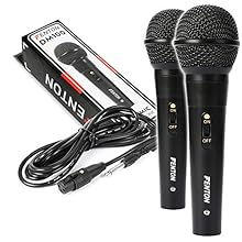 Enjoy crystal-clear sound quality with this dynamic microphone pair, optimised to excel in vocal clarity for performances, karaoke evenings, or public speaking-perfect for any occasion demanding clear sound. Each vocal mic includes a handy 3-metre ca...