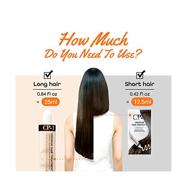 CP-1 Premium Professional Hair Mask Deep Conditioning Keratin Protein Hair Treatment for Dry Damaged Hair, Ceramide Repair System 25ml x 4 Tubes, free additional 4 travel packs