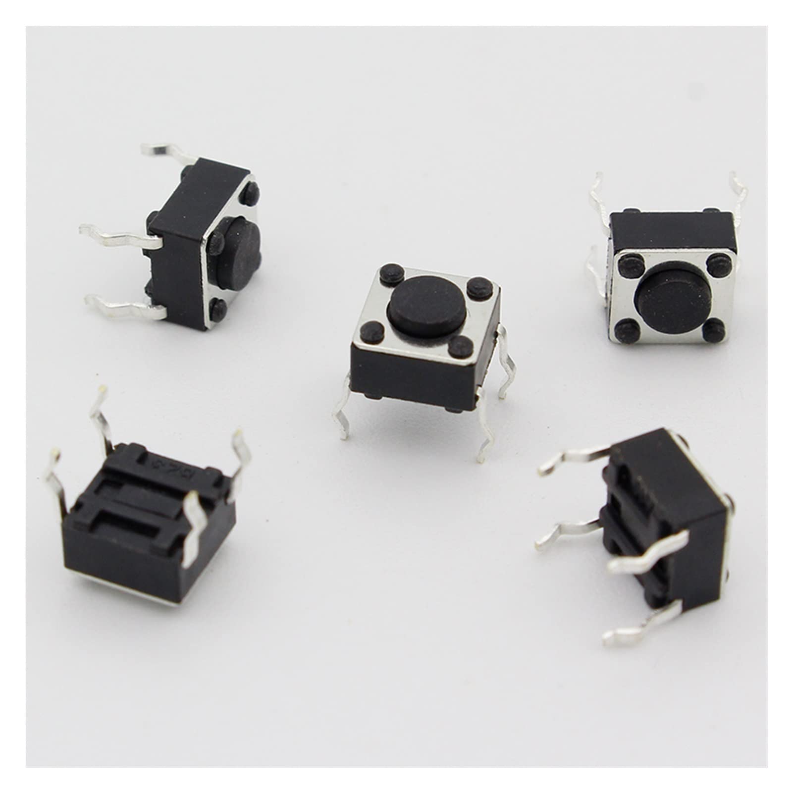 Bouton-Poussoir Tactile 6x6x4.3MM 4PIN | Lot de 50 Pièces de Rechange Dip Top Cuivre G89