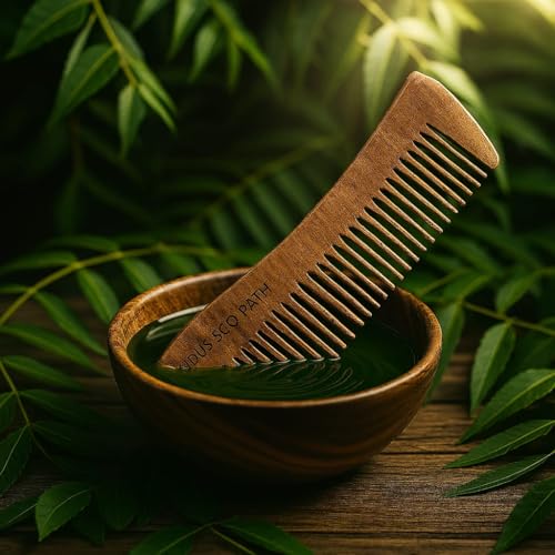 Peine DualCare Anticaspa de Madera de Neem miniatura 4