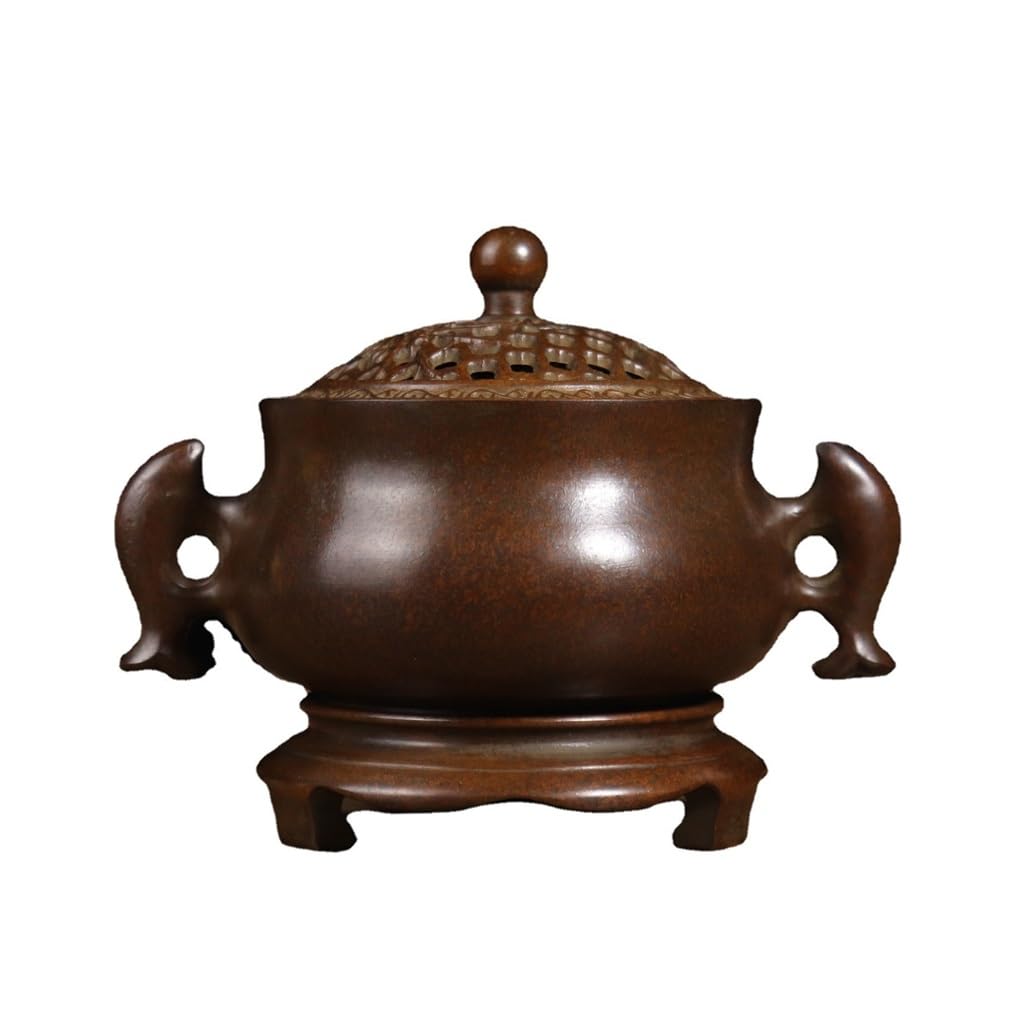 Incense Holder Base Aged Copper Incense Burner With Base Antique Zen Home Decoration Yoga Spa Center