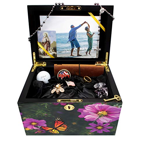 Image of Butterfly Cremation Urns for Human Ashes Adult Female Chest Urns for Ashes