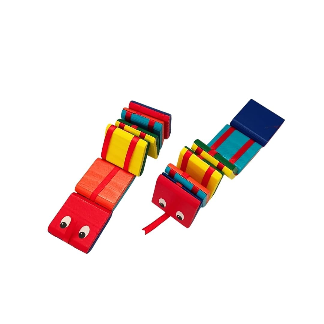 MarvelStore Kids Unending Caterpillar Colorful Wooden Fun Fidget Toys for 5 Years Old and Above Boys Girls (Set of 2) (B0DC3LXBF1) Amazon Price History, Amazon Price Tracker