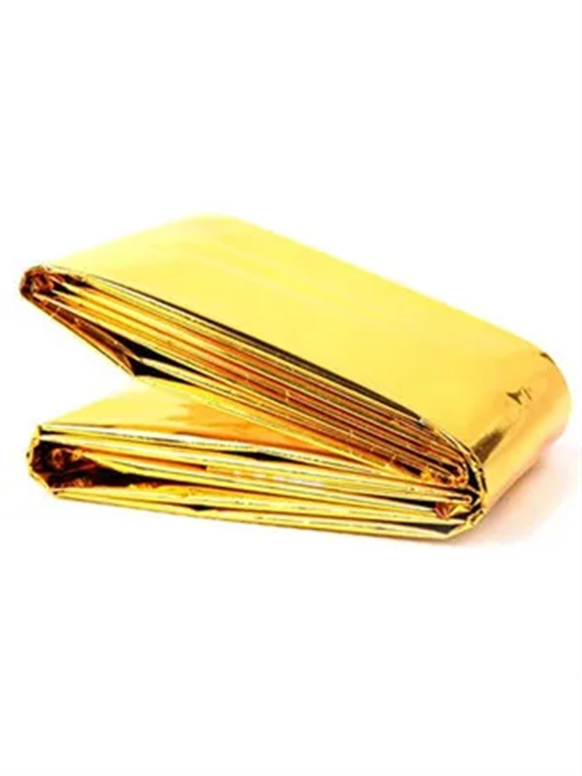 10Pcs Camping Wasserdicht Notfall Überleben Rettungs Decke Sparen Folie Thermische Erste Hilfe Wärmedämmung Decke(Gold,140cmx210cm)