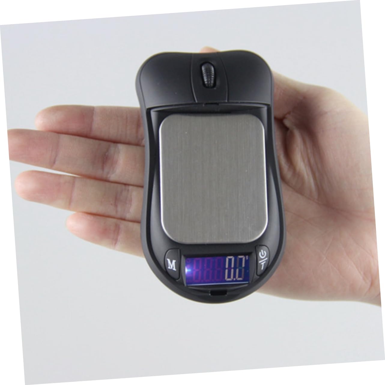 Unomor 3pcs Pocket Mouse Shape Electronic Scale Lightweight Digital Measuring Tool for Jewelry Tea and Medicine No Battery Included Portable