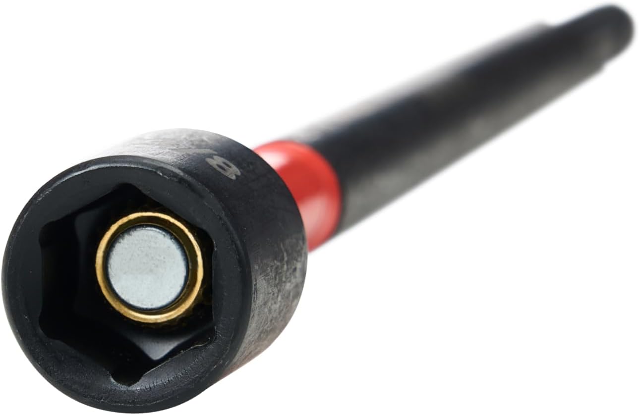 3/8" in Impact Nut Driver, Magnetic Tip, 6" Length, 1 pc
