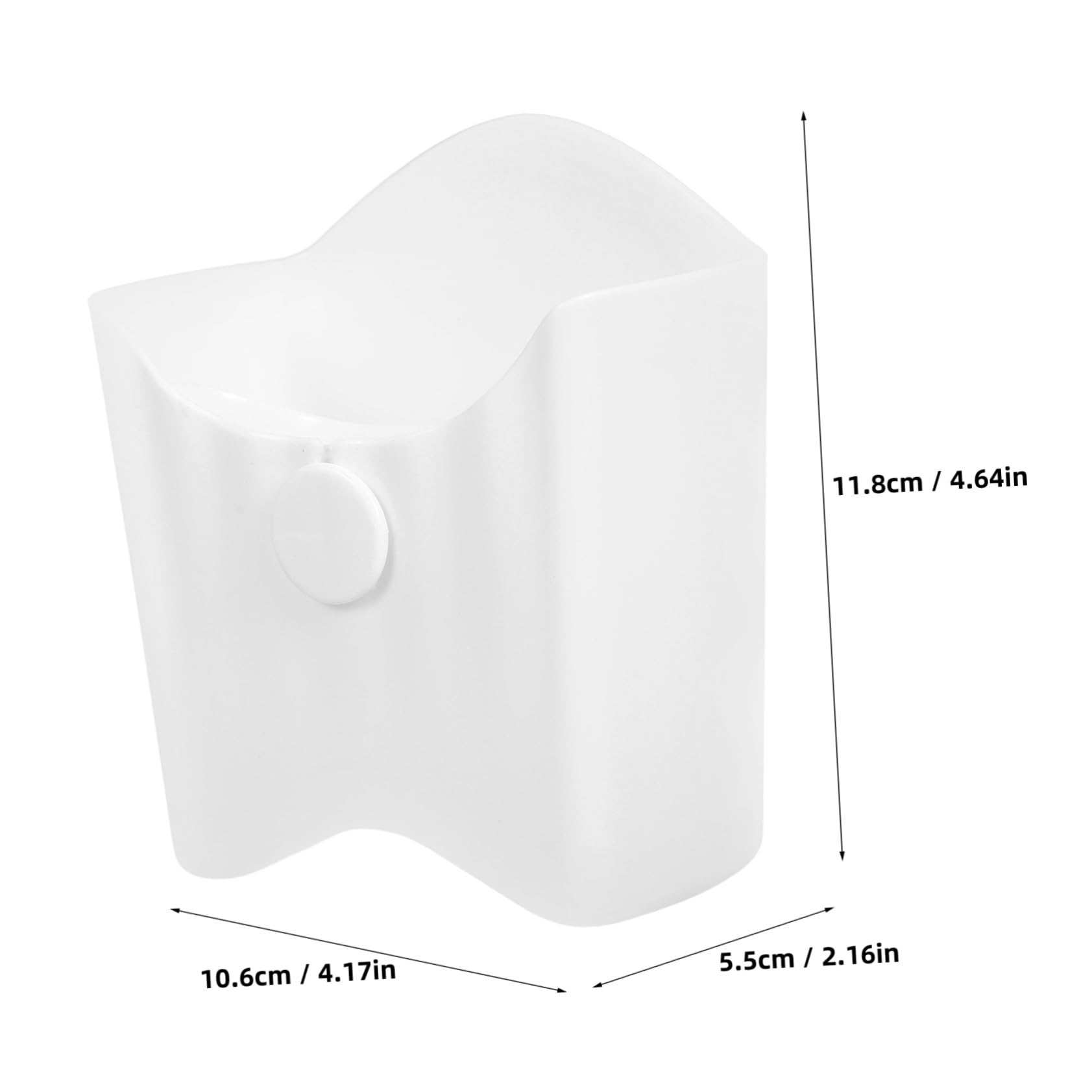 SOLUSTRE Portable Snack Container for French Fries Stylish Fried Food Holder Leak Salad Cup for Parties and Gatherings Lightweight and