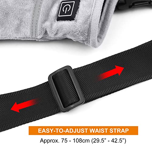 Muff aquecido,KKcare Aquecedor de mão elétrico aquecido muff luva térmica para clima frio bolsa de c