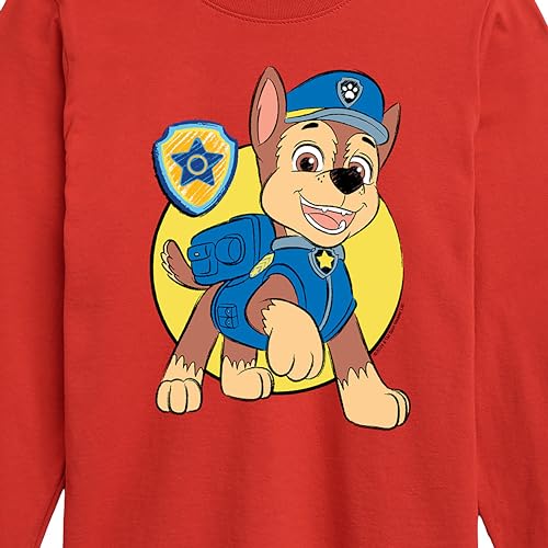 HYBRID APPAREL - Paw Patrol - Chase Sketch - Toddler & Youth Long Sleeve Graphic T-Shirt3