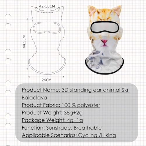 Image of Balaclava Ski Mask for Men 2 Pack Full Face Mask Shiesty Ski Mask Women Motorcycle Summer Face Cover Sun Protection Football