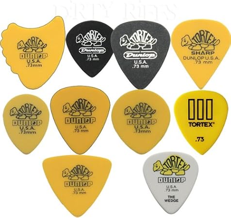 Dunlop Tortex - Juego de púas para guitarra (20 x 0,73 mm, en una práctica  lata : Amazon.es: Instrumentos musicales
