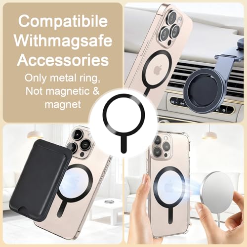 Image of ZORBES 4Pcs Adapter Ring for Magsafe Ring Magnetic Phone Ring for Wireless Charging Universal Wireless Charger Conversion Mag Safe Metal Sticker Kit Compatible with iPhone Samsung OnePlus and More