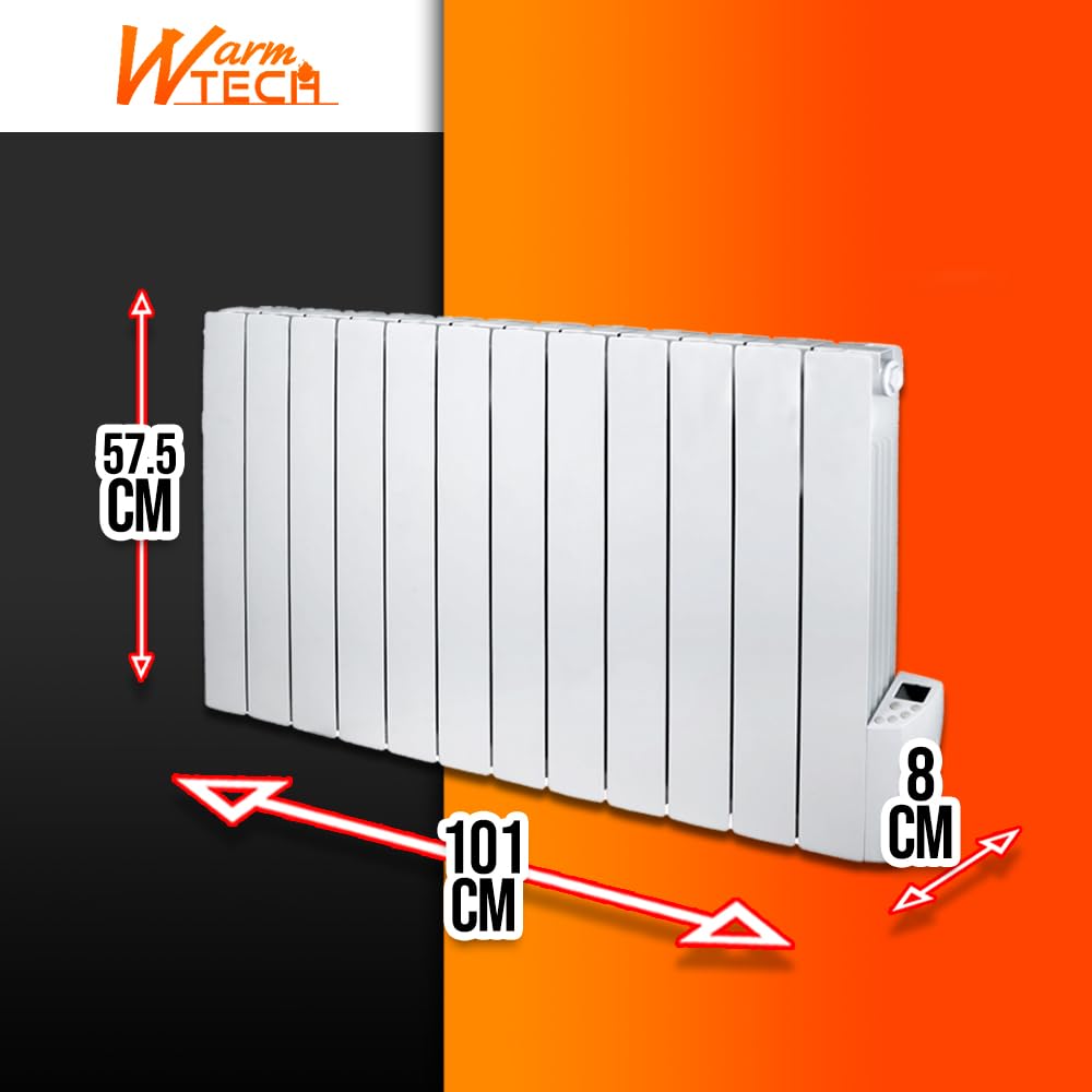 Radiateur a inertie fluide 2000W 12 éléments - Warm Tech