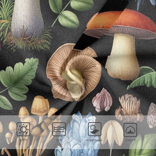 Joisal Cartoon Mushrooms Black Girls Underwear Toddlers 2t Cotton Cute Panties Girl Artistic Briefs Underpants3