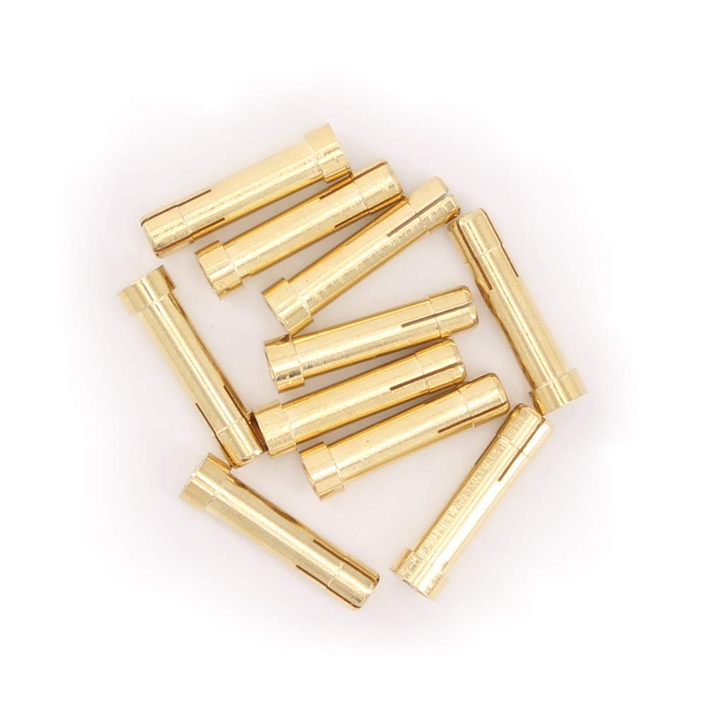 10 pièces 5 mm à 4 mm Profil Bas Balle Conn ecteurs Adaptateur Bouchons réducteur(B123-10)