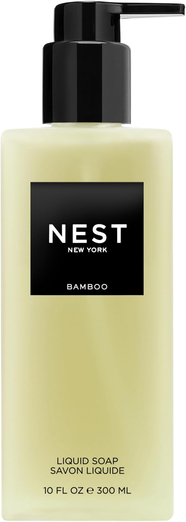 NEST New York Liquid Soap, Bamboo - 10 fl oz - Cleanses & Nourishes Skin - Approx. 300 Pumps Per Bottle - Gluten Free & Cruelty Free
