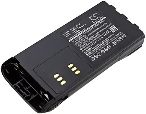 Cameron Sino Replacement Rechargeable Battery fit for Motorola HT750,HT1200,HT1250,MTX8250LS,HT1250LS+ (2600mAh)
