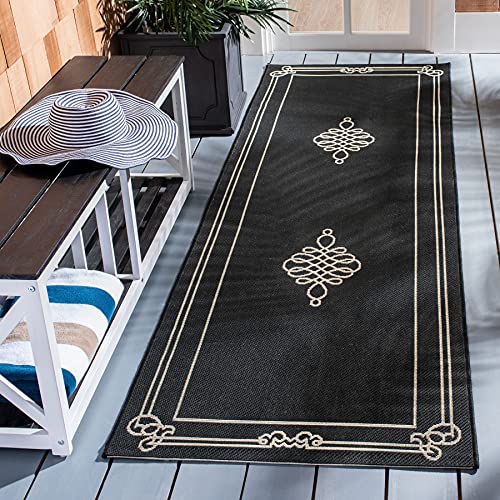 SAFAVIEH Washable Rug Outdoor Courtyard Collection - 2'3" x 6'7"