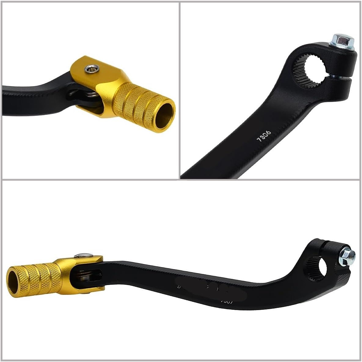 Motorbike Gear Shifter Motorcycle Gear Lever Aluminum Shifter Shift Lever for RMZ 250 450 2008-2019 DRZ 400S 400SM 400E 2000-2017 Dirt Bike