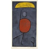 With an umbrella (1939) Poster Print by Paul Klee (18 x 24)